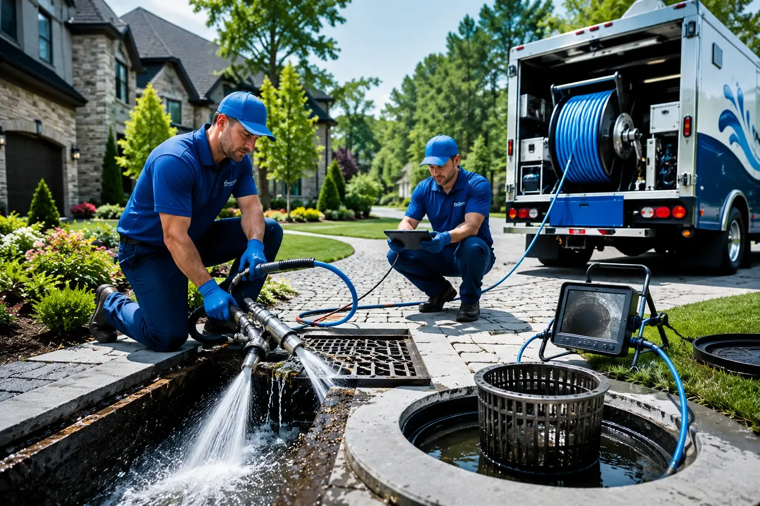 Local outdoor drain cleaning professionals in Kansasville, WI
